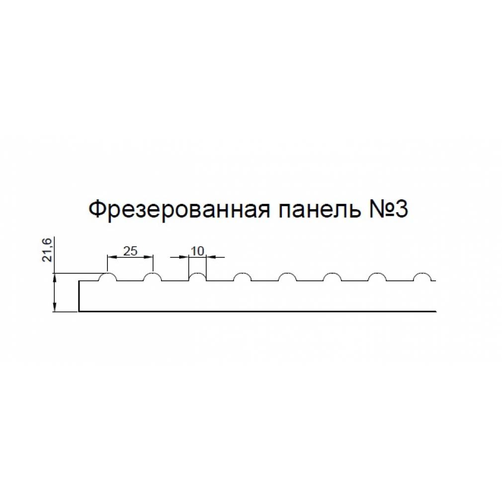 Панель фрезерованная №3